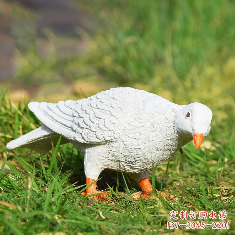 黄冈和平鸽雕塑模型