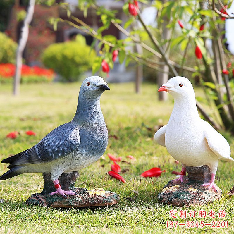黄冈和平鸽橄榄枝的雕塑