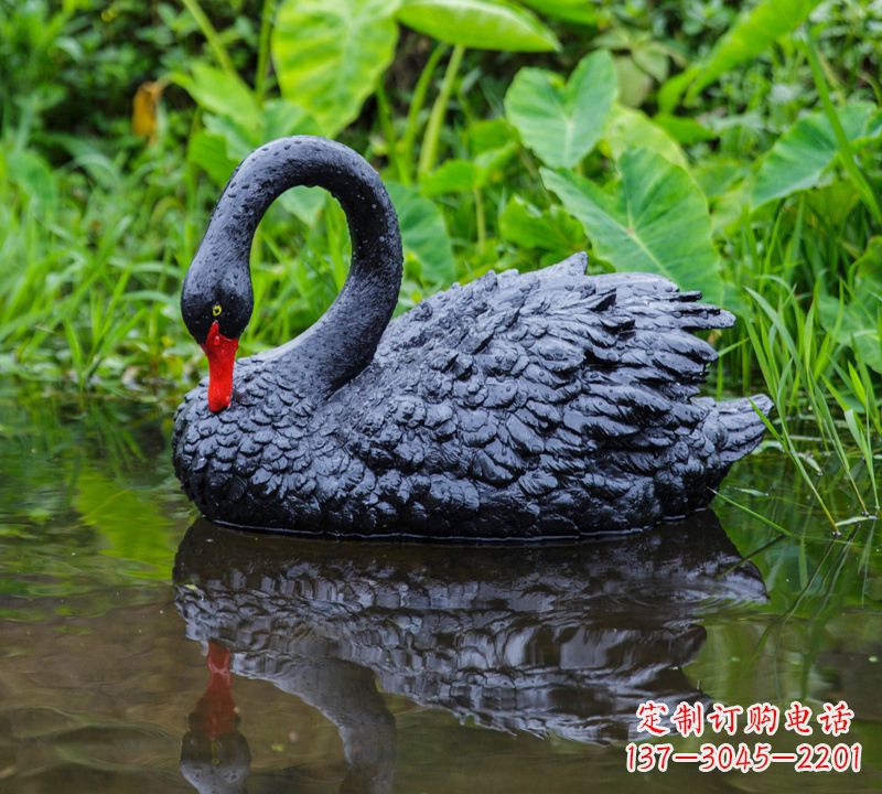 黄冈优美雕塑,精致天鹅雕塑