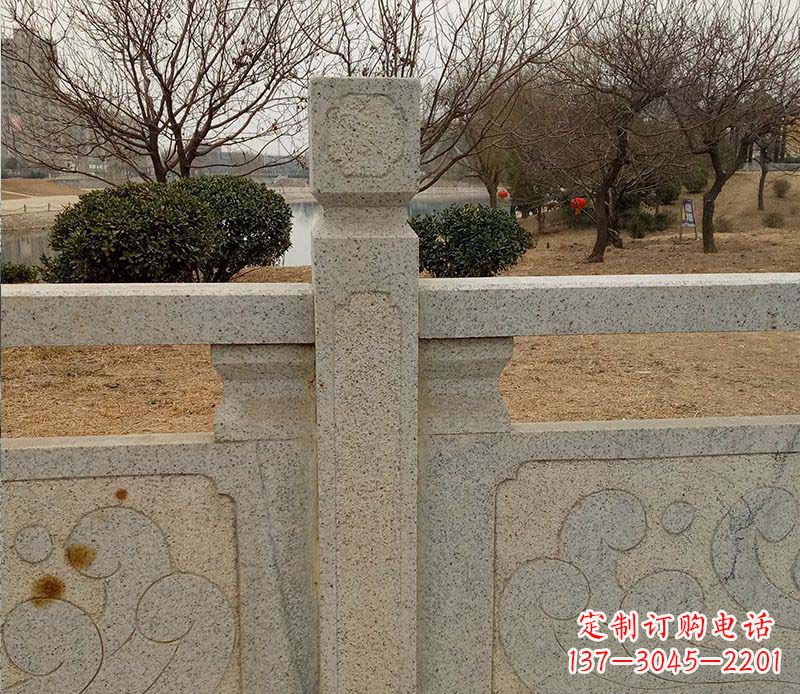 黄冈户外大理石栏板石雕 (2)