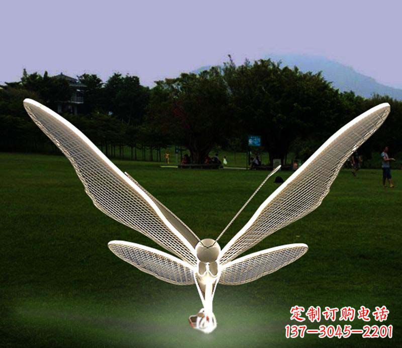 黄冈花园不锈钢装饰蝴蝶雕塑