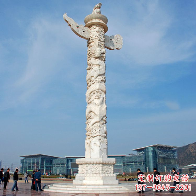 黄冈华表雕塑，塑造城市精致景观