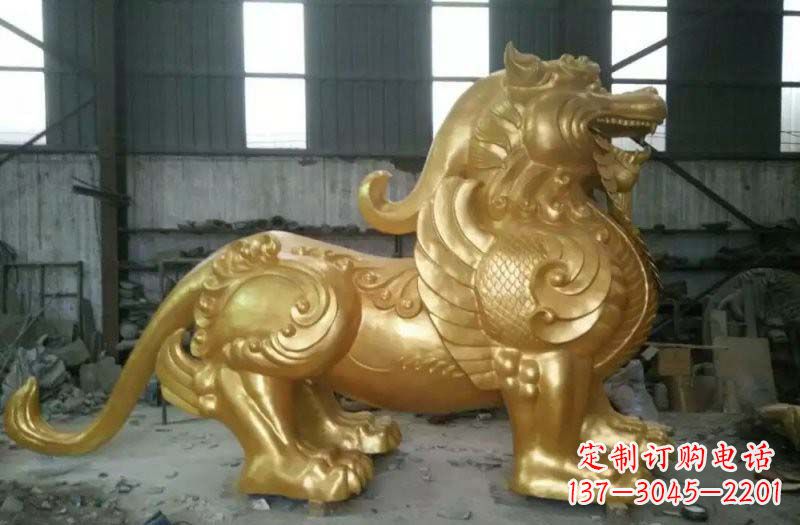 黄冈黄铜貔貅雕塑
