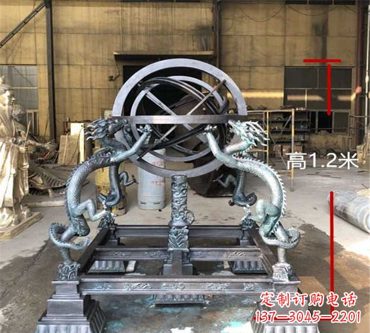 黄冈浑天仪古代仪器校园景观雕塑