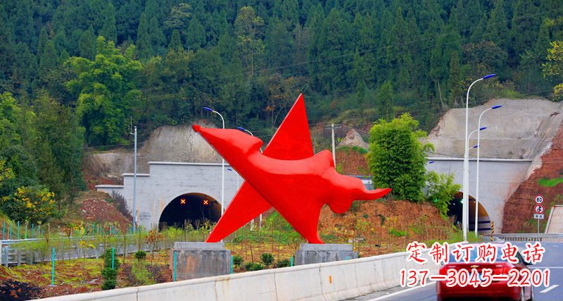 黄冈不锈钢五角星雕塑——把美好变成珍藏