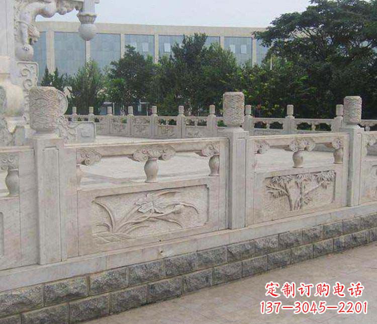 黄冈中领雕塑:精美石材栏板雕塑