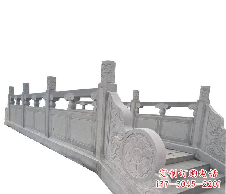 黄冈中领雕塑精美的大理石栏板石雕