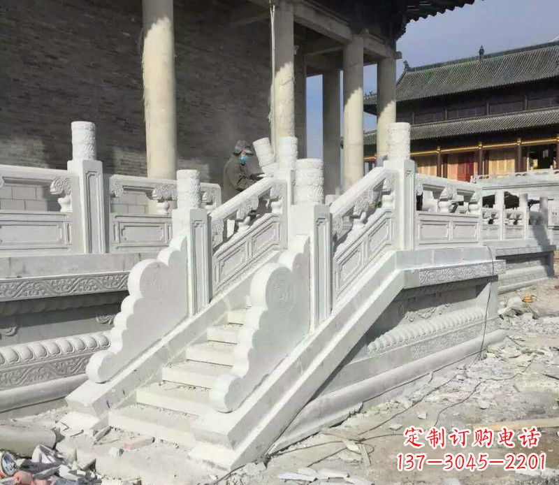 黄冈大理石栏板石雕,精美绝伦,让建筑锦上添花