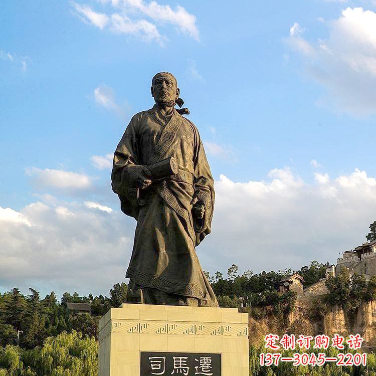 黄冈超级精美的司马迁雕塑