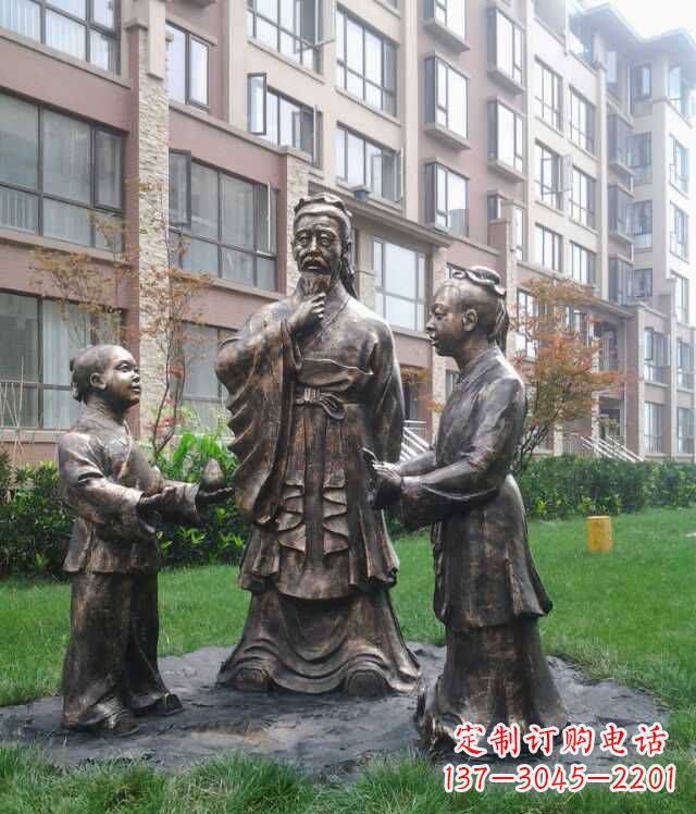黄冈中领雕塑:让梨中古代人物雕塑定制服务