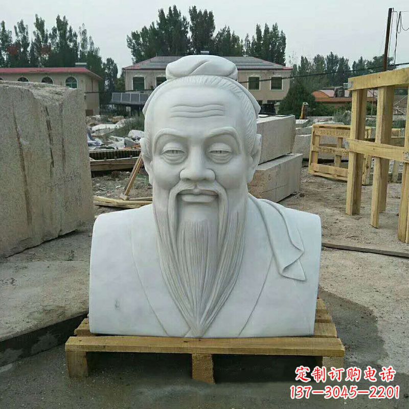 黄冈精致孔子雕塑,欣赏传统文化风采