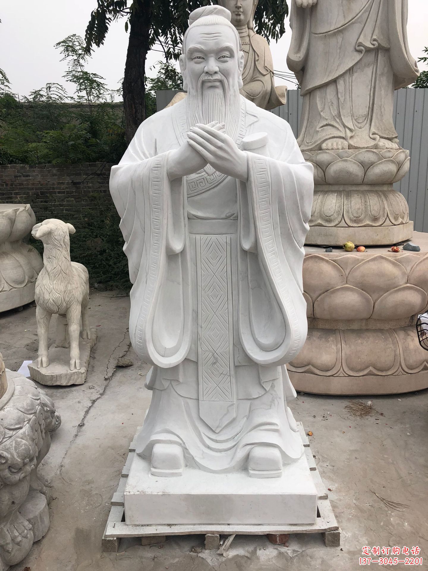 黄冈孔子铜雕塑,重现传统文化的荣耀