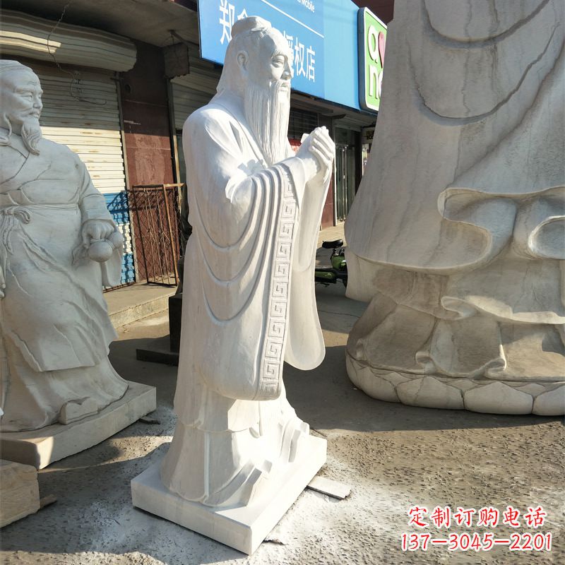 黄冈中领雕塑|传承传统，唯美的孔子雕塑