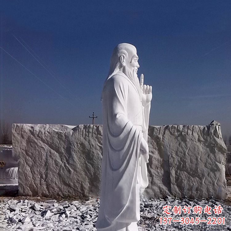 黄冈精美老子雕塑，充满哲学精髓