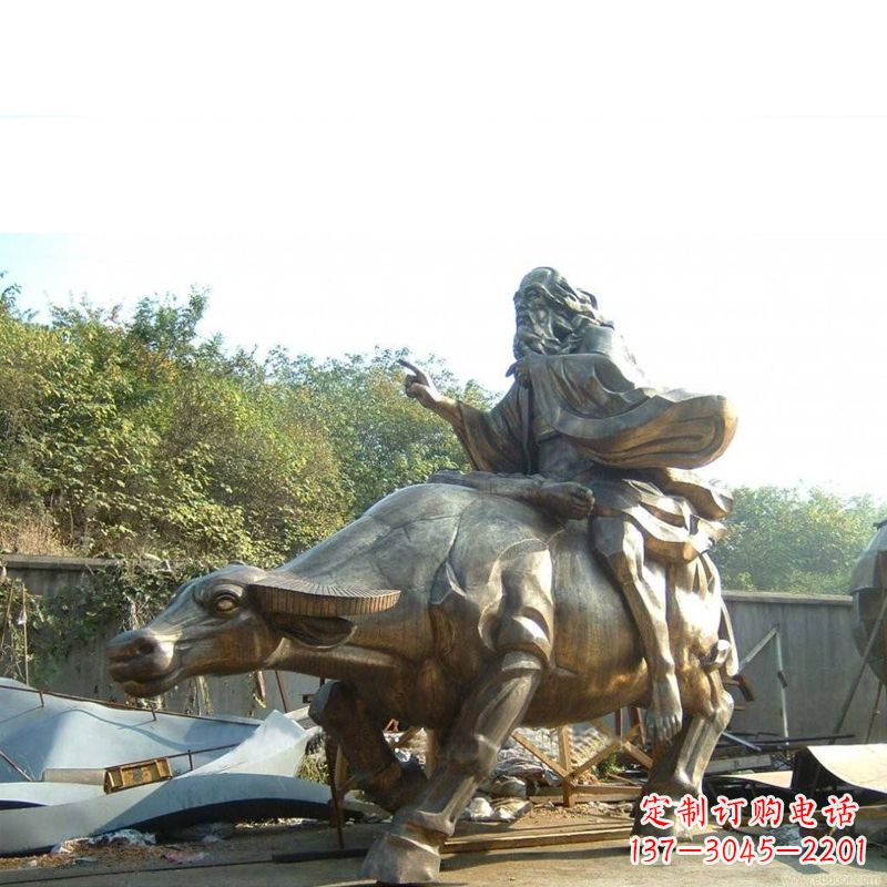 黄冈绽放老子雕像的传统文化魅力