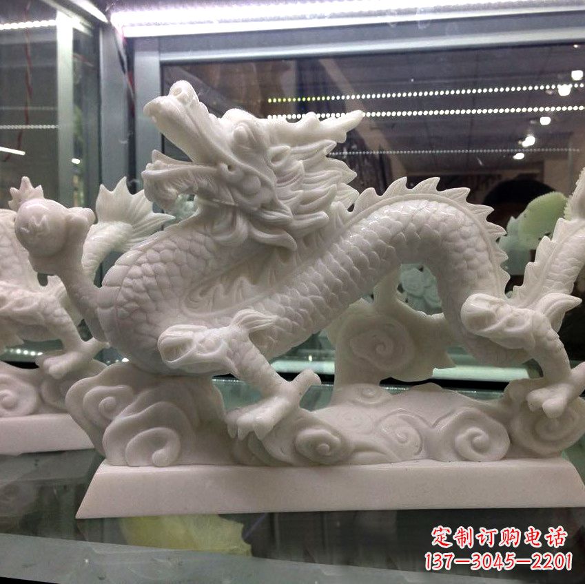 黄冈中领雕塑：独特的汉白玉动物景观雕塑