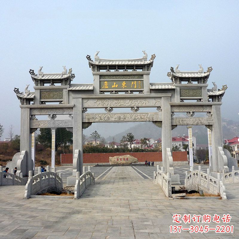 黄冈庐山大门石牌坊雕塑特色产品介绍