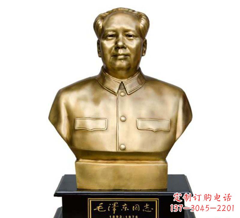 黄冈毛泽东头像铜雕，让您近距离感受伟人的气质