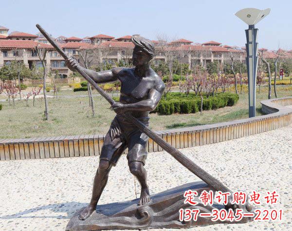 黄冈传道受业解惑的男子雕塑
