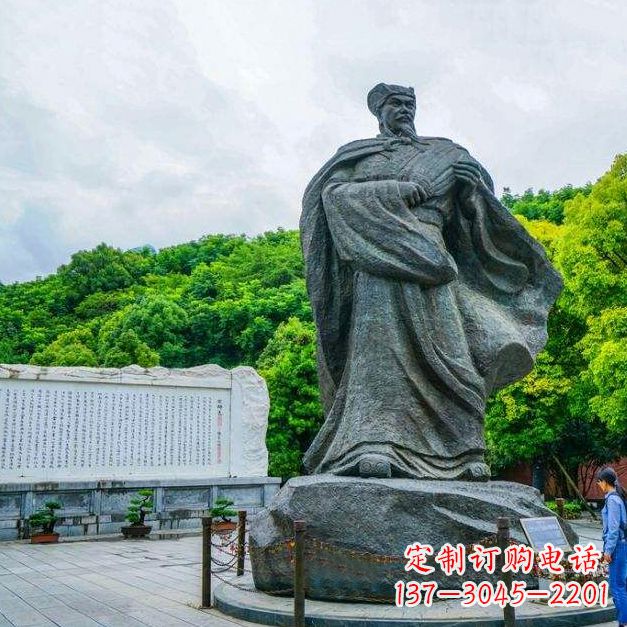 黄冈汇聚历史荣光——中领雕塑诸葛亮雕塑