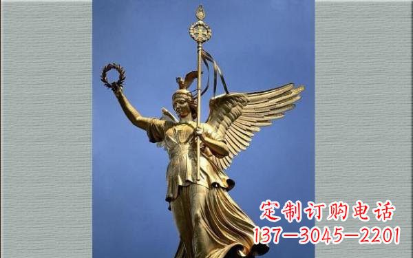 黄冈优雅的胜利女神铜雕