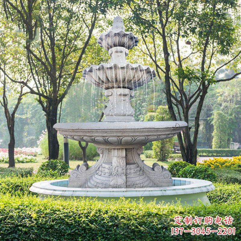 黄冈石雕喷泉 喷水池