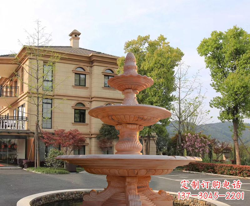 黄冈石雕小喷泉