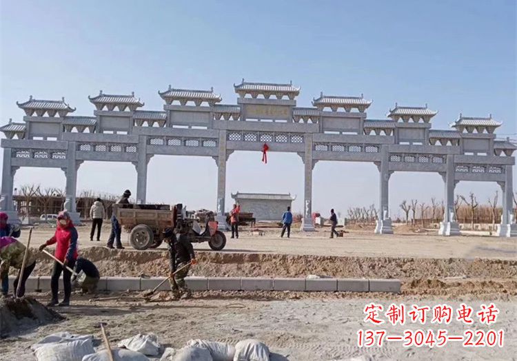 黄冈石牌坊九楼