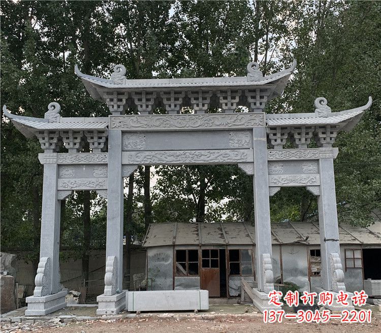 黄冈石牌坊石雕牌坊