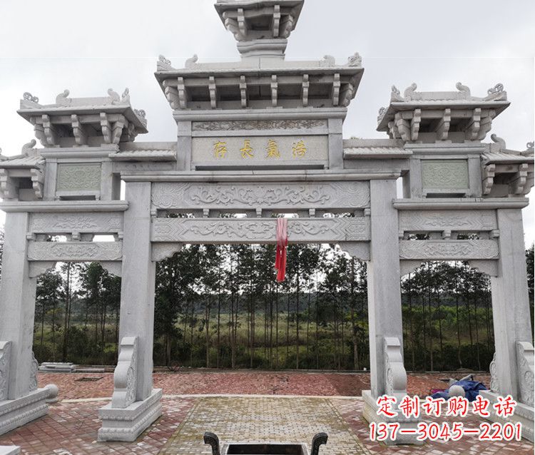 黄冈石牌坊石牌楼