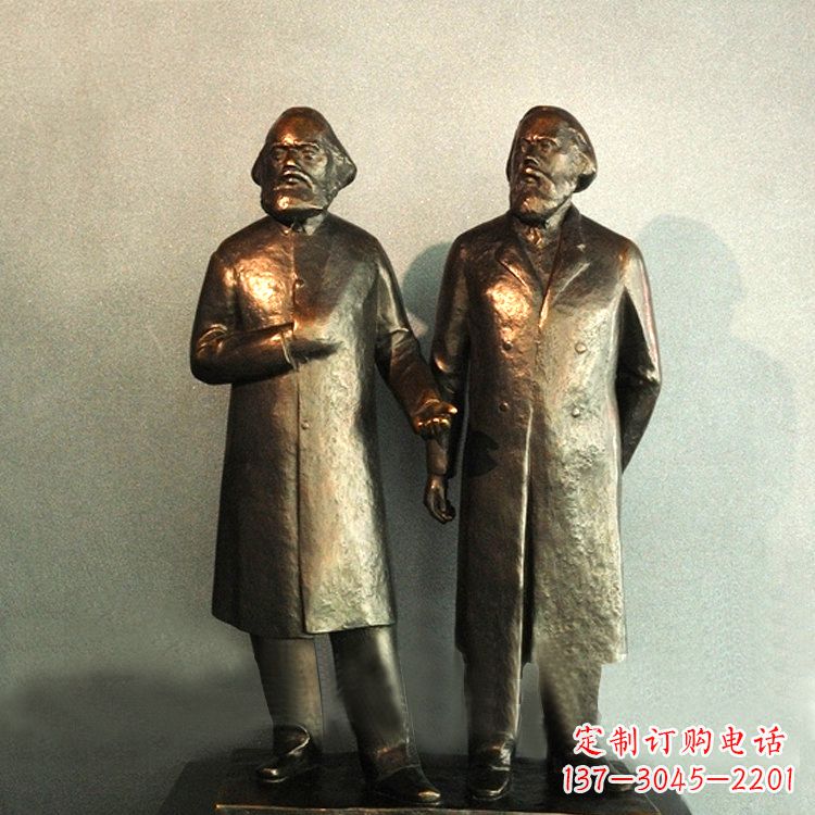 黄冈世纪伟人马克思和恩格斯雕塑