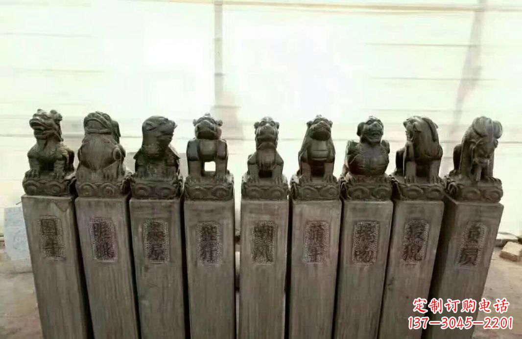 黄冈栓马桩石雕