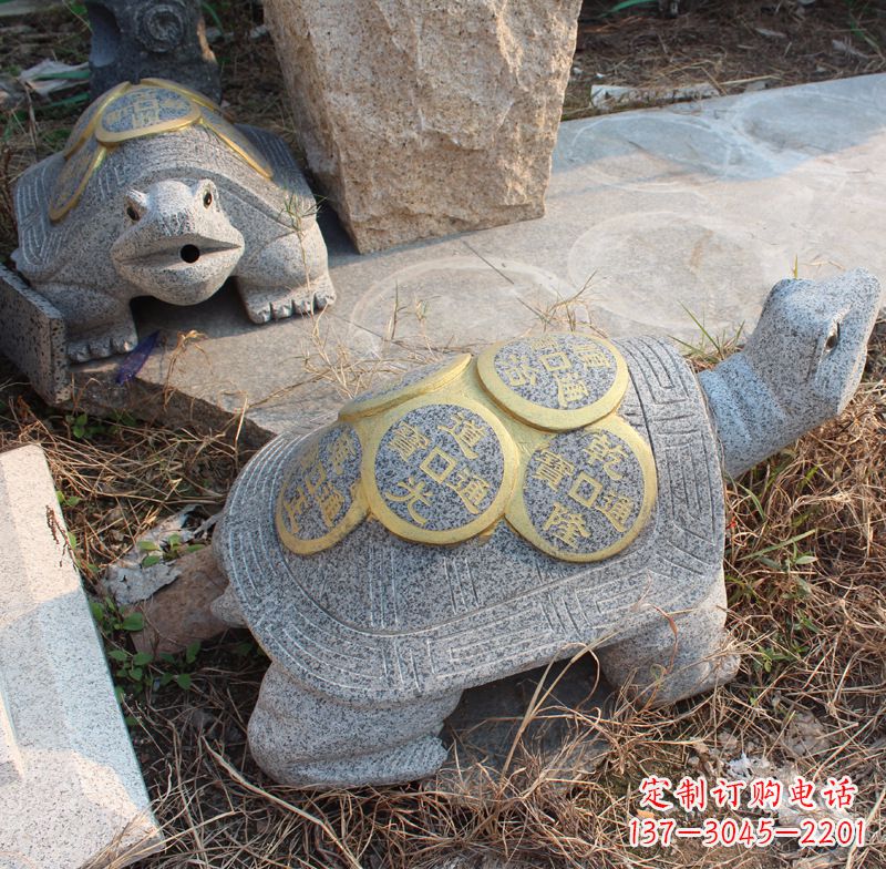 黄冈水池乌龟石雕