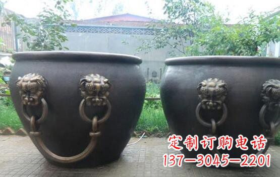 黄冈水缸寺庙景观铜雕