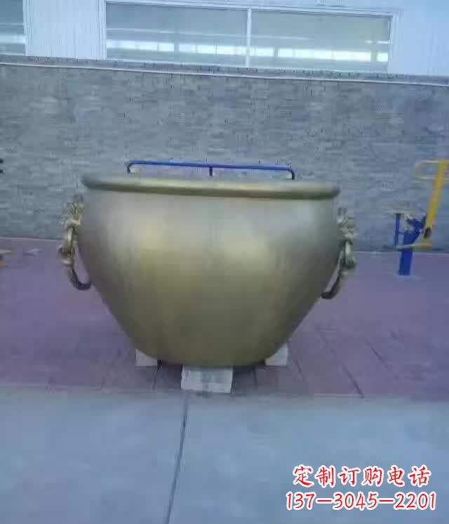 黄冈水缸铜雕塑