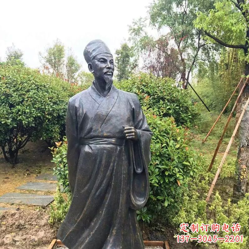 黄冈苏东坡铸铜历史文化名人雕像