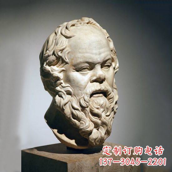 黄冈苏格拉底石雕头像