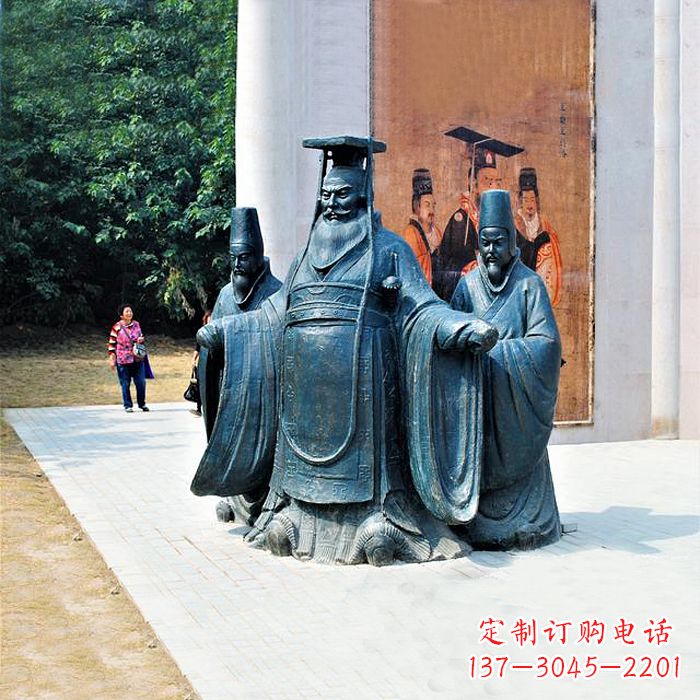 黄冈隋文帝杨坚景观雕塑