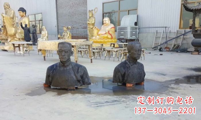 黄冈陶行知半身像铜雕