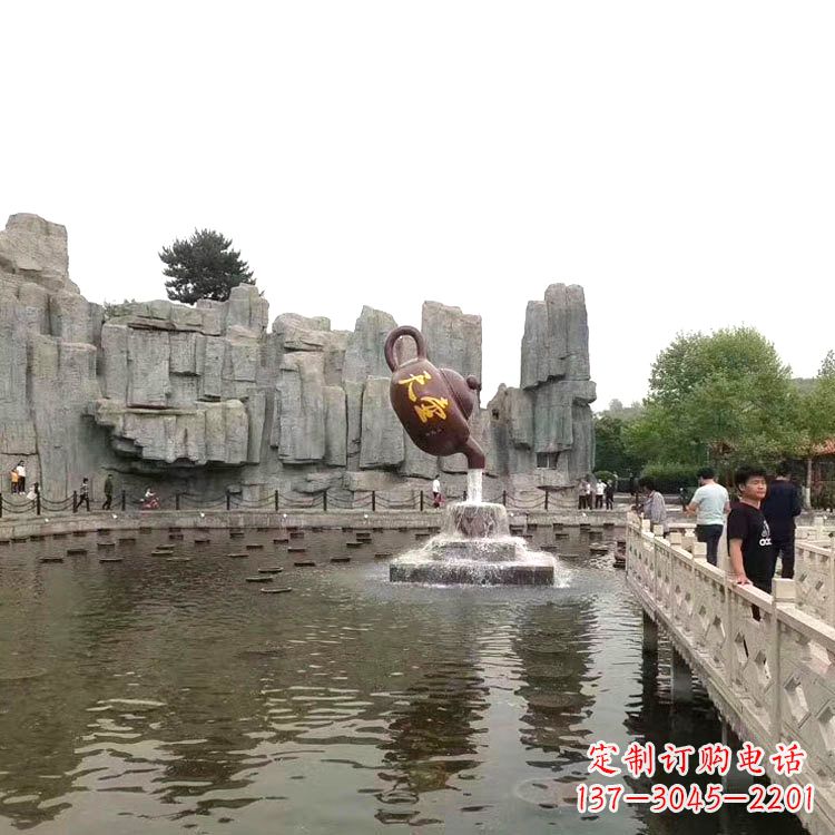 黄冈天壶流水喷泉