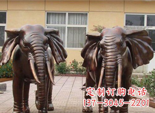 黄冈铜雕大象222