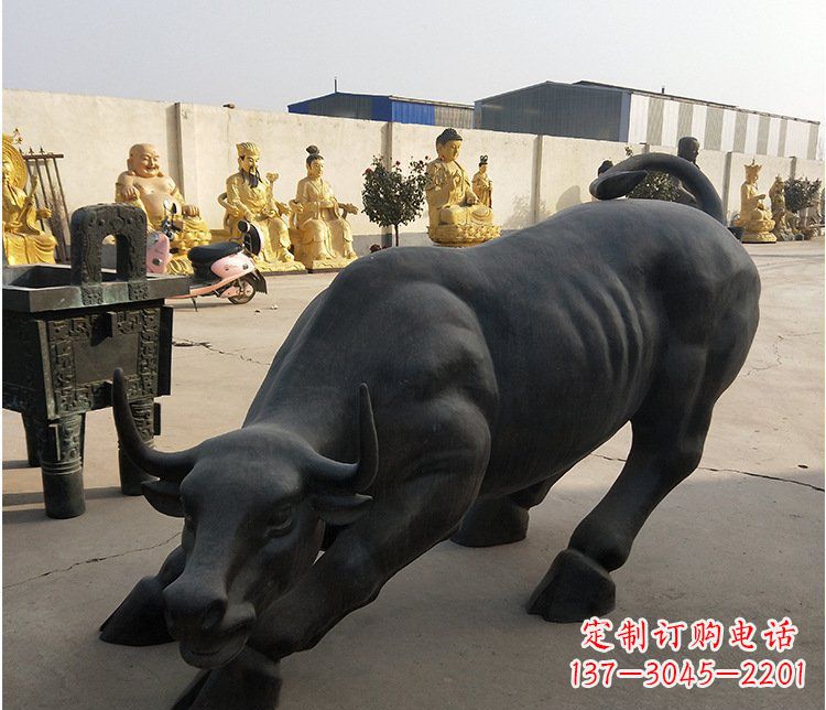 黄冈铜雕牛广场动物景观摆件 (6)