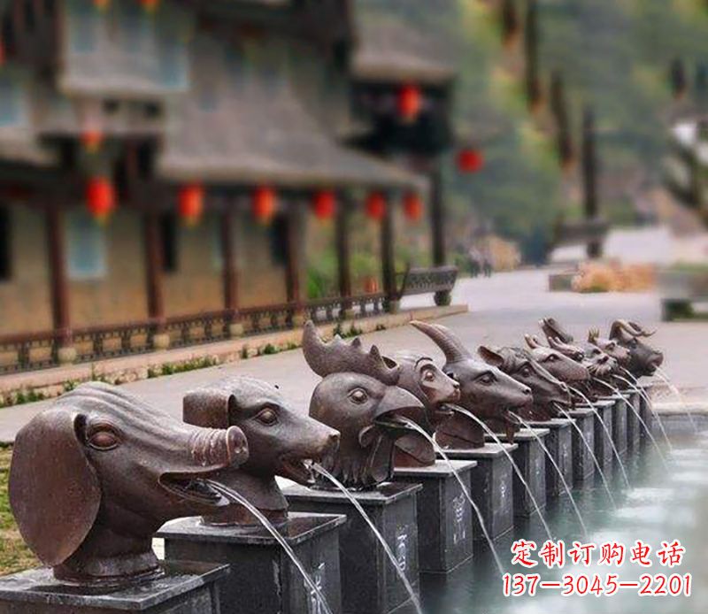 黄冈铜雕喷泉