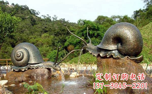 黄冈铜雕喷水蜗牛