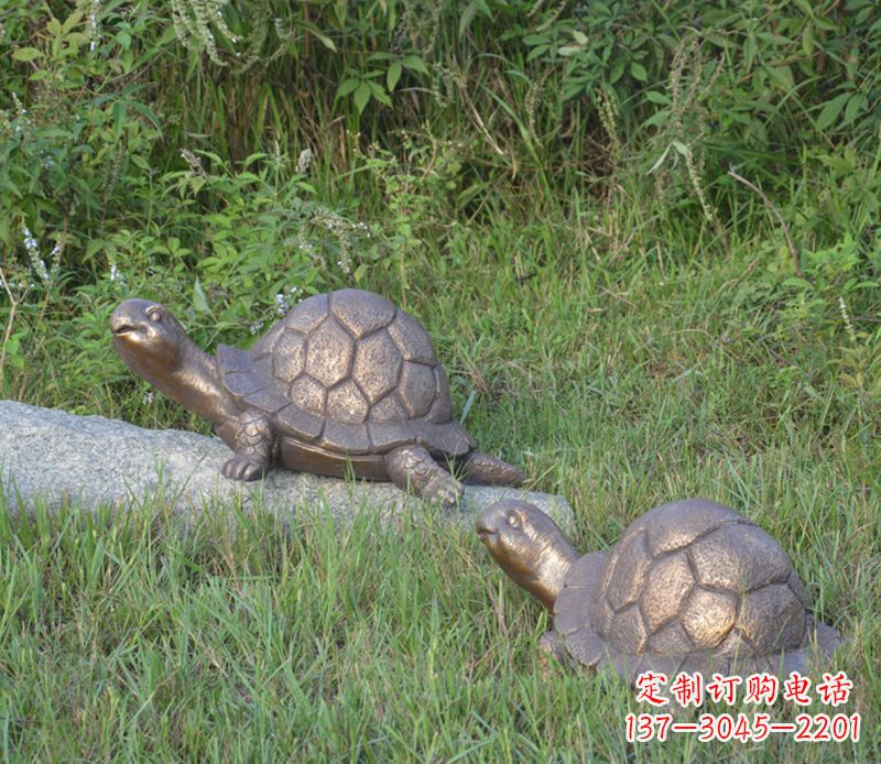 黄冈乌龟铜雕