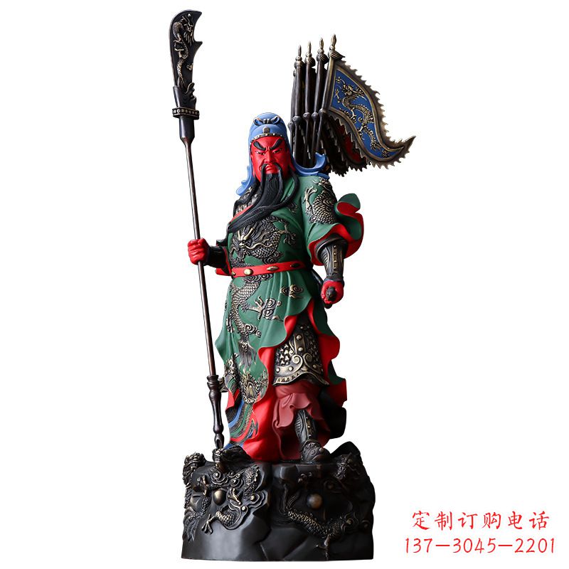 黄冈武财神关二爷雕塑