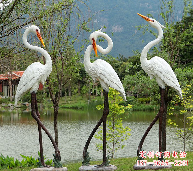 黄冈仙鹤的雕塑