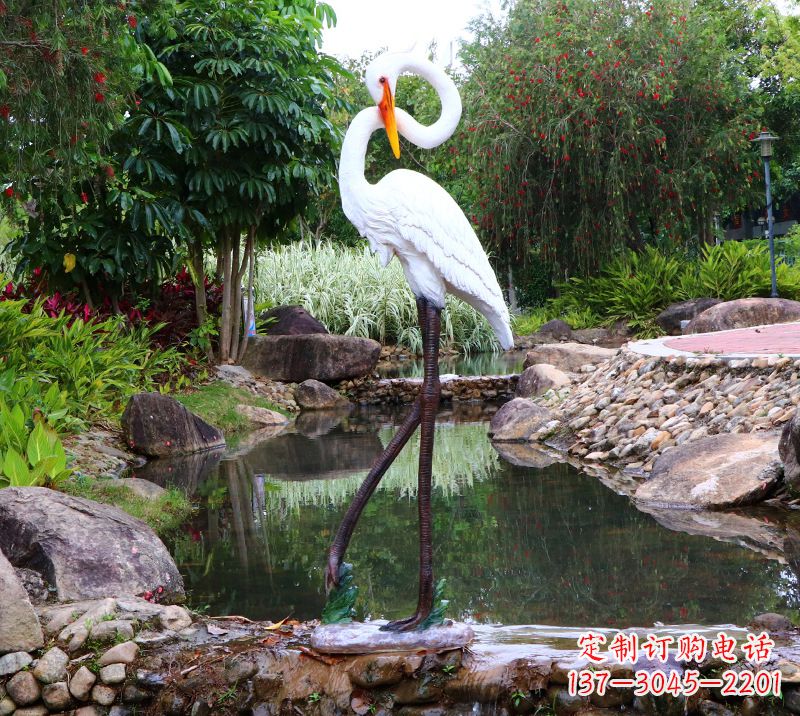 黄冈仙鹤雕塑摆件
