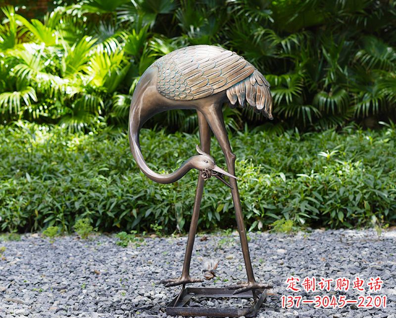 黄冈仙鹤雕塑喷泉