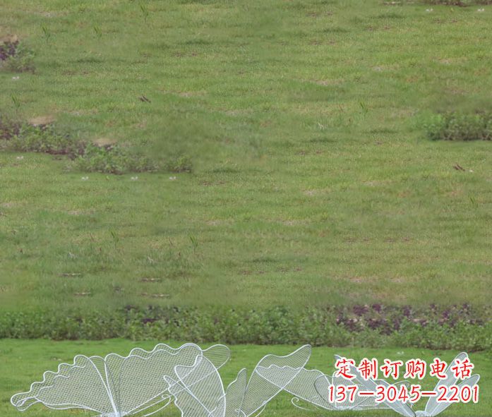 黄冈小区镂空蝴蝶不锈钢摆件雕塑